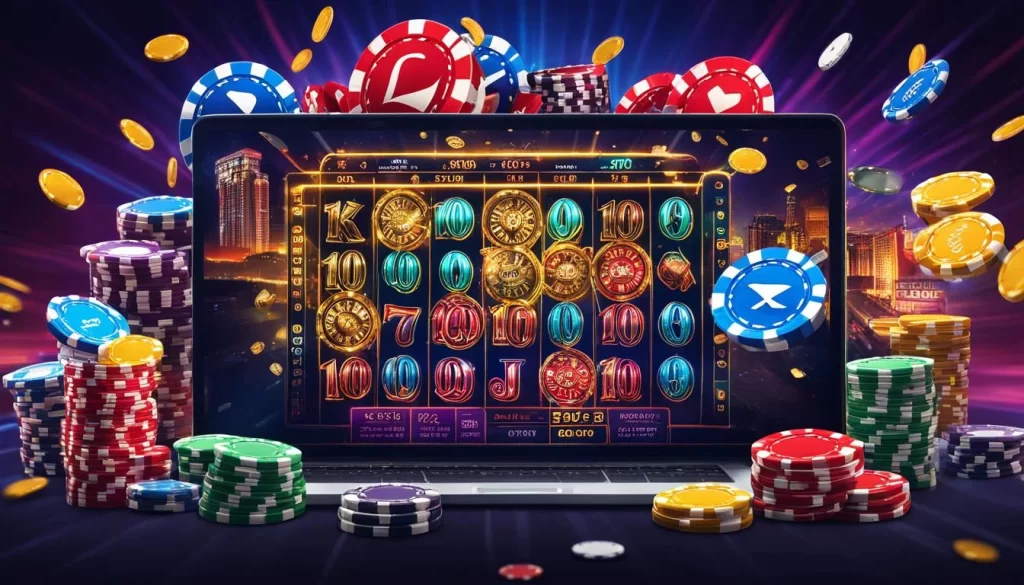 Đặt cược và quay slot
